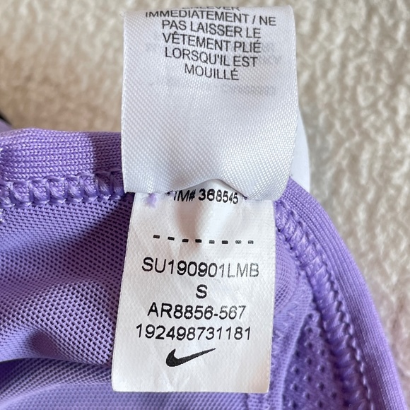 LAST CHANCE, BUYNOW! EUC Nike Women's Air Mesh Sports Bra in Purple Size S - Picture 7 of 7